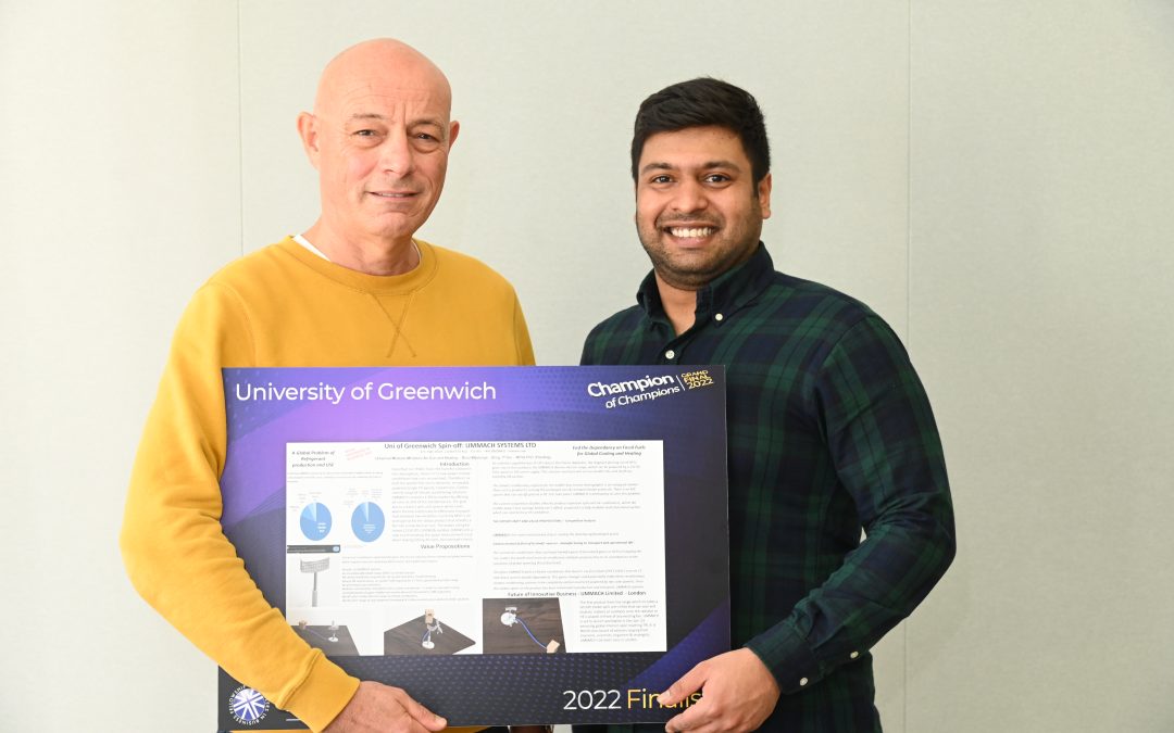 ENGINEERING GRADUATE FROM THE UNIVERSITY OF GREENWICH WINS INNOVATION PRIZE IN THE EIBF 2022 CHAMPION OF CHAMPIONS COMPETITION