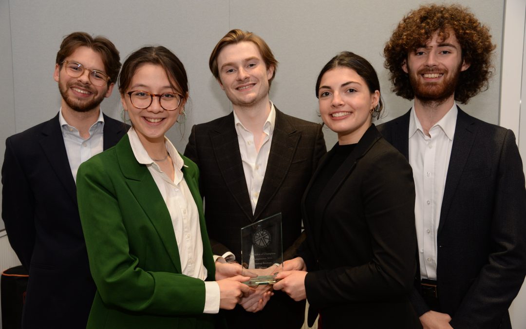 ENGINEERING STUDENTS FROM IMPERIAL COLLEGE LONDON WIN START UP BUSINESS AWARD IN THE EIBF 2022 CHAMPION OF CHAMPIONS COMPETITION