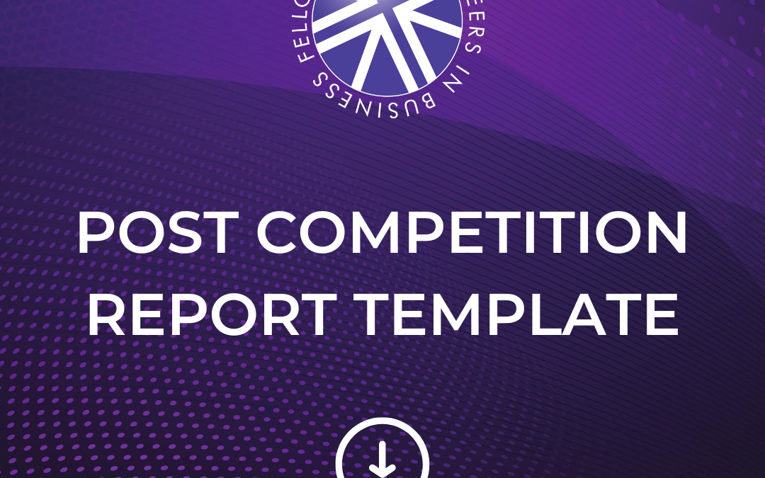 UNIVERSITY POST-COMPETITION REPORTING FORM